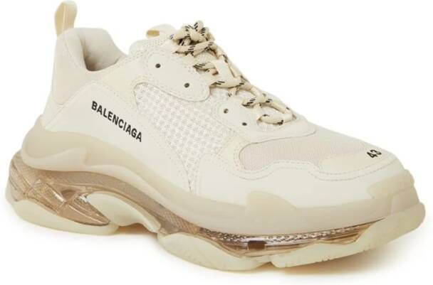 Balenciaga Triple S sneaker met kalfsleren details