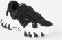 Balmain B-East trainers in leer suède en mesh Black Heren - Thumbnail 2