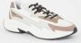 Balmain Run-Row leren en nylon sneakers White Heren - Thumbnail 2