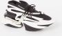 Balmain Zwarte Platform Sneakers met Leeuwenkop Kliksluitingen Zwart Heren - Thumbnail 2