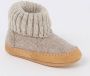 Bergstein Cozy Lux Pantoffels Sloffen Kids Beige - Thumbnail 4