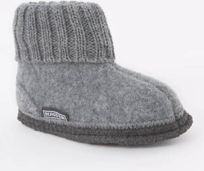 Bergstein Cozy pantoffel van wol