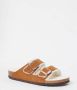 Birkenstock Arizona Shearling Slippers Mink Regular fit | Bruin | Suède - Thumbnail 4