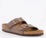 Birkenstock Kindersandalen Arizona Birko Flor Birkibuc Etroit Bruin - Thumbnail 3