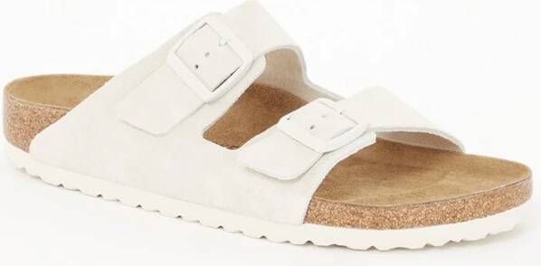 BIRKENSTOCK Slippers Dames Arizona Dames Maat: 41 Materiaal: Suède Kleur: Wit - Foto 17