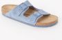 BIRKENSTOCK Slippers Arizona Maat: 38 Materiaal: Nubuck Kleur: Blauw - Thumbnail 3