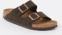 Birkenstock Bruine leren sandalen Brown Heren - Thumbnail 2