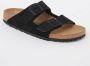 Birkenstock Zwarte Suède Sandalen met Metalen Gesp Black - Thumbnail 2