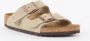 Birkenstock Kid's Arizona Suede Leather Sandalen Narrow beige bruin - Thumbnail 4