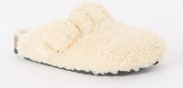 Birkenstock Boston slippers met plateauzool Beige - Foto 2