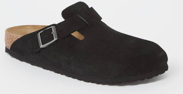 Birkenstock Boston muiltje van suède