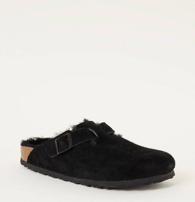 Birkenstock Boston clog van suède