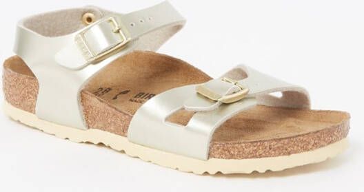 Birkenstock Rio sandaal met metallic finish