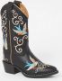 Bootstock Dappermaentje cowboylaars van leer - Thumbnail 2