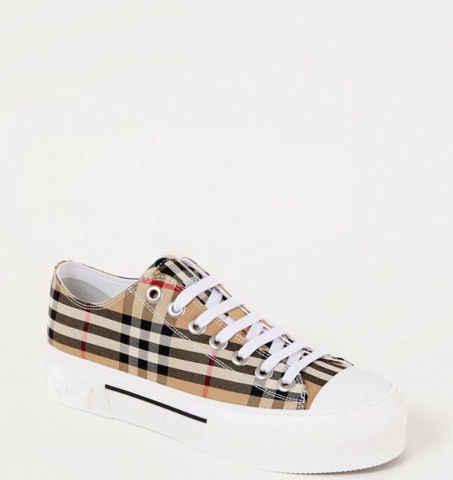 Burberry Jack Low sneaker van canvas