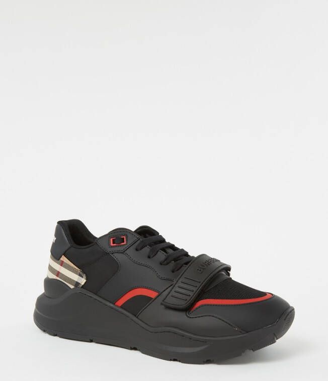 Burberry Ramsey sneaker met kalfsleren details