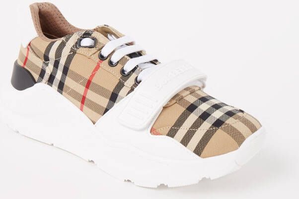 Burberry Vintage Check Velcro Strap Sneakers Multicolor Dames - Foto 5
