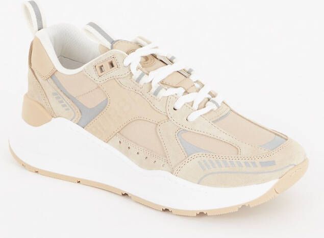 Burberry Beige Lage Sneakers met Herhaald Merkpatroon Beige Dames - Foto 8