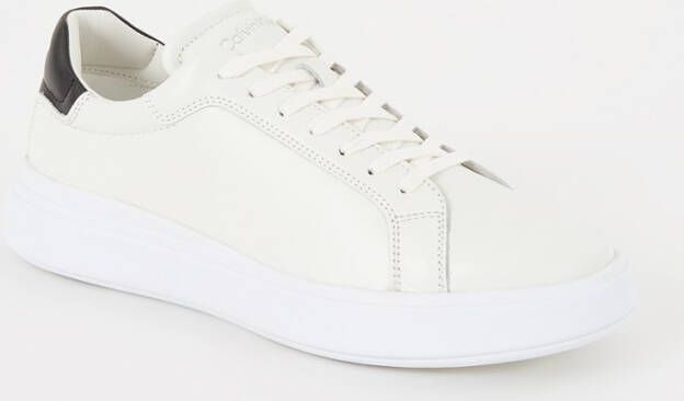 CK Calvin Klein Sneakers van leer met contrastgarnering model 'LACE UP' - Foto 10