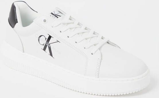 Calvin Klein Sneaker van leer met logo