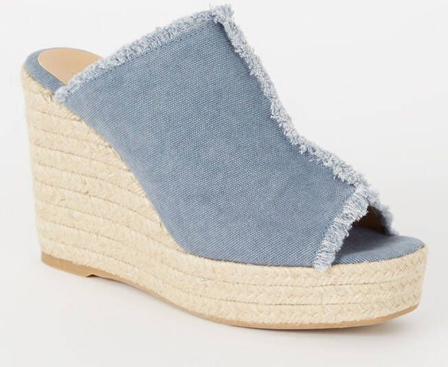 Castañer Fatima espadrille met schapenleren details