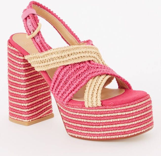 Castañer Fulvia Sandalette van raffia