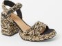 Castaner Low-Top Sneakers Valeria Rafia Woven Sandals in zwart - Thumbnail 2