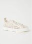 Chloé Lauren sneaker van kant met kalfsleren details - Thumbnail 2