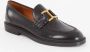 Chloé Leren Amandelteen Loafers Gestapelde Hak Black Heren - Thumbnail 2