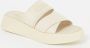 Chloé Beige Linnen Sandalen met Geborduurd Logo Beige Dames - Thumbnail 2