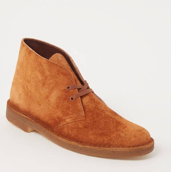 CLARKS ORIGINALS Clarks Boots Heren Desert Boot Heren Maat: 42 Materiaal: Suède Kleur: Cognac - Foto 8