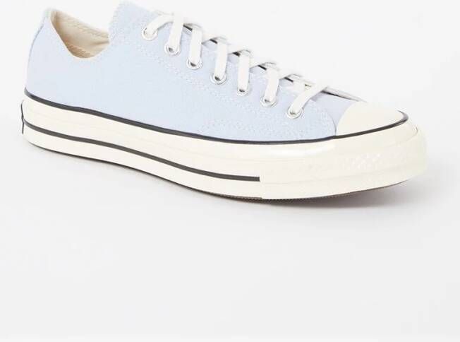 Convers Allstars Converse Chuck 70 low sneaker van canvas licht blauw