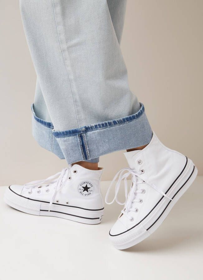 womens white all star converse high tops