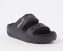 Crocs Classic Cozzzy Sandal Volwassenen Slippers Zwart Zwart - Thumbnail 3