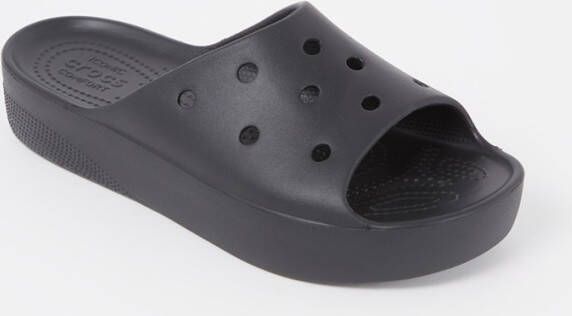 Crocs Classic slipper met plateauzool