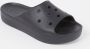 Crocs Classic Platform Slide 208180-001 Vrouwen Zwart Slippers - Thumbnail 2