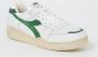 Diadora Sneakers Herfst Winter Collectie 100% Eco Leer 4 cm Hak Groen - Thumbnail 2