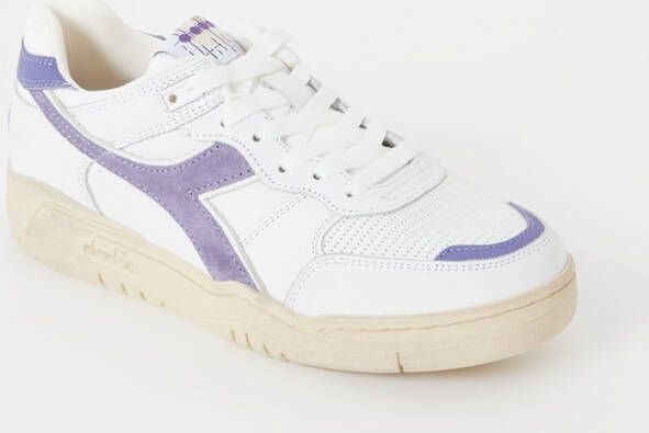 Diadora Sneakers Dames Lage sneakers Damesschoenen Leer B560 used Lila combi - Foto 3