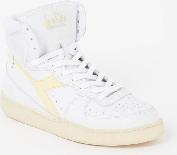 Diadora Heritage Diadora Unisex Mi Basket Used Sneaker Wit - Foto 2