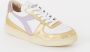 Diadora Sneakers Dames Lage sneakers Damesschoenen Leer Bask met dirty Lila combi - Thumbnail 3