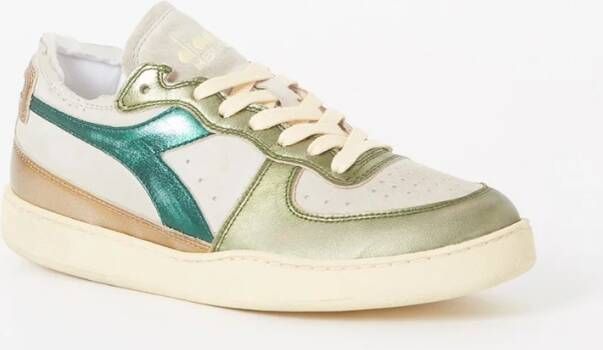 Diadora Mi Basket Row Cut Used sneaker van leer