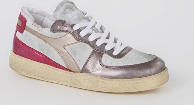 Diadora Mi Basket Row Cut Used sneaker van leer