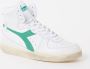 Diadora Heritage mi basket used sneakers heren wit 201.158569 c6834 white verdant leer 43 5(9+ ) - Thumbnail 3