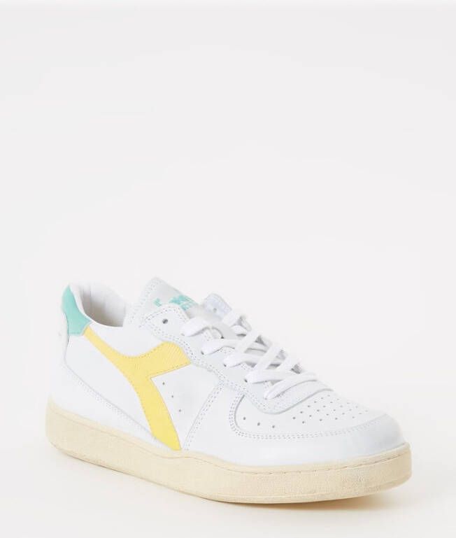 Diadora Mi Basket Used Low sneaker van leer