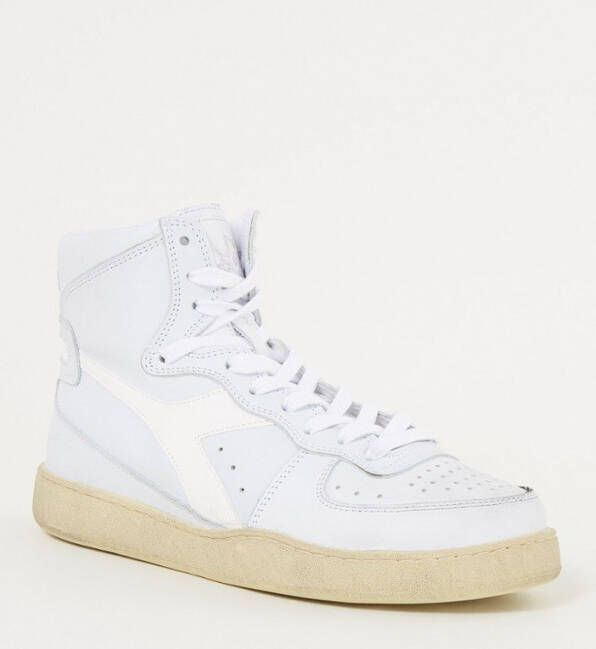 Diadora Heritage mi basket used sneakers heren wit c0657 white white leer 43 5(9+ ) - Foto 13