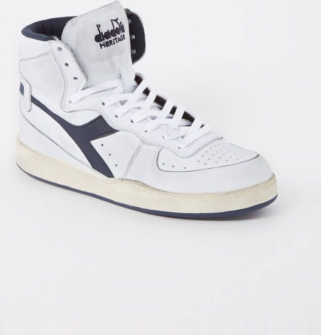 Diadora Mi Basket Used sneaker van leer