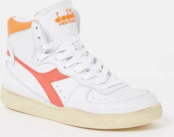 Diadora Mi Basket Used sneaker van leer