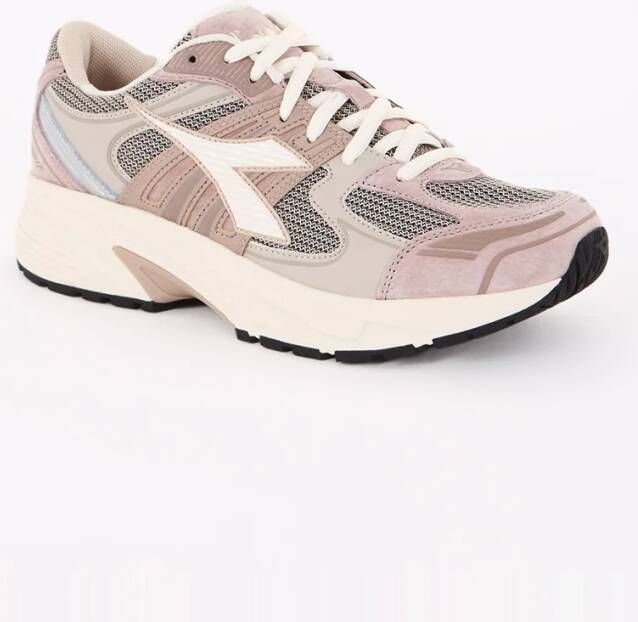 DIADORA Lage Sneakers Dames Mesh Runner Maat: 37 Materiaal: Leer Kleur: Grijs