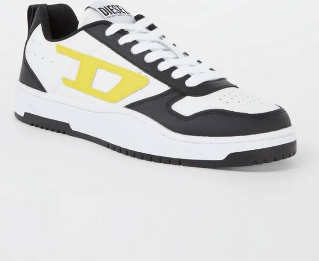 Diesel S-Ukiyo V2 Low sneaker van leer met logo