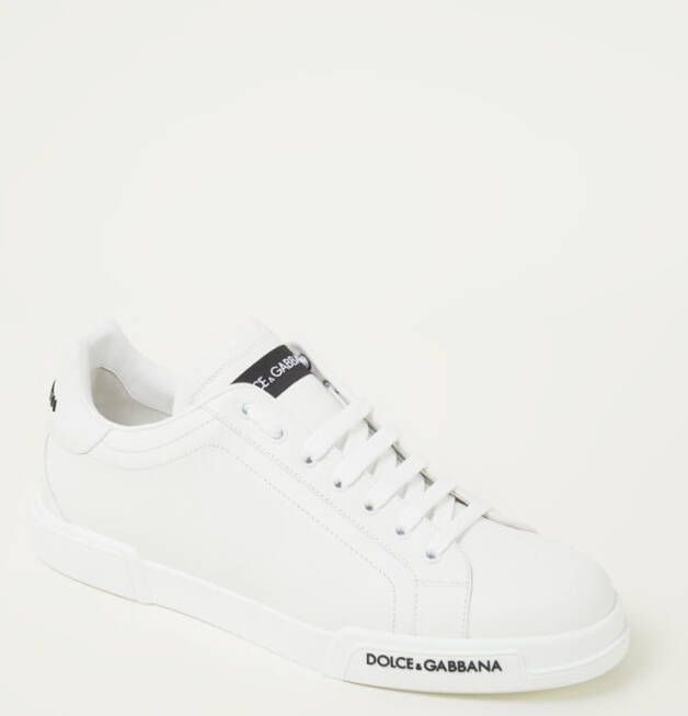 Dolce & Gabbana New Portofino sneaker van kalfsleer